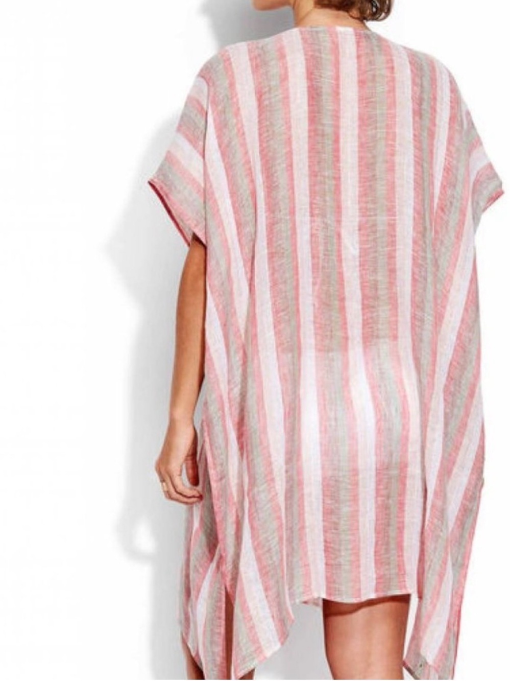 SEAFOLLY Lightweight Striped Beach Cover-Up Kaftan - OS - Picture 2 of 7